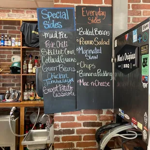 Sides and Specials