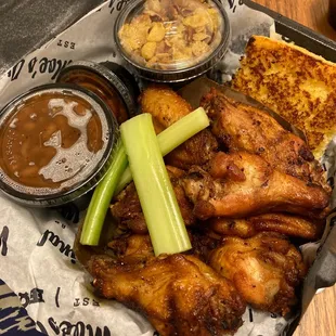 Smoked Chicken Wings Plate