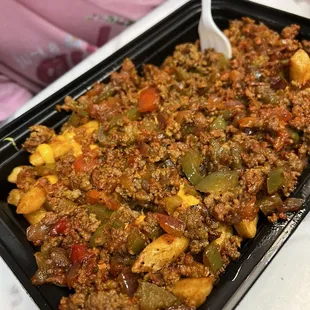 Chili cheese fries