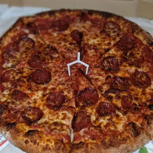 Pepperoni pizza