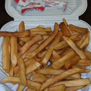 Thick cut fries