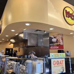 a view of the kitchen