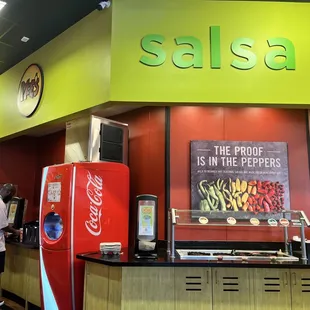 the inside of a restaurant