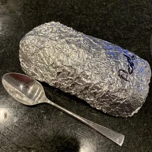 Smallest burrito ever.... 16 bucks for this useless thing....