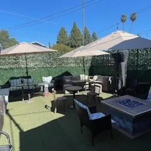 A beautiful Sunny day in the patio.