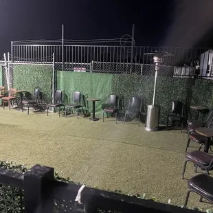 Outside patio area