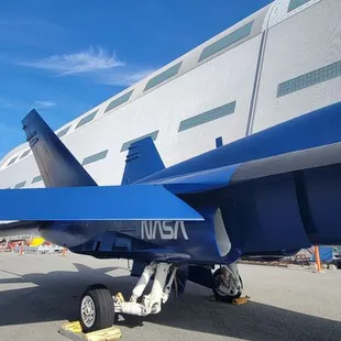 Folded wing of the f-18