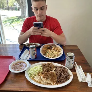 Mofongo con Carne del Buffet