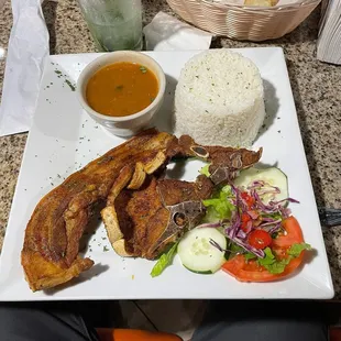 Chuleta can can.  Pork chop can can. $23