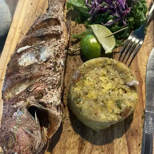 Pargo frito
