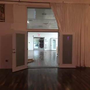 Entrance to smaller hall