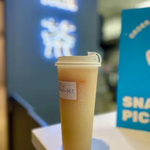 a cup of iced coffee