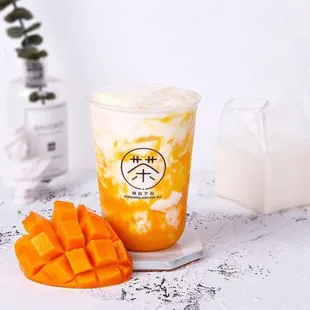 Mango Bubble Milk