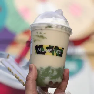 Matcha Milk Tea!