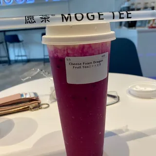 Fresh Red Dragon Fruit Tea 满杯火龙果