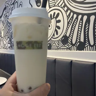 Green Bubble Milk Tea 茉香珍珠奶绿