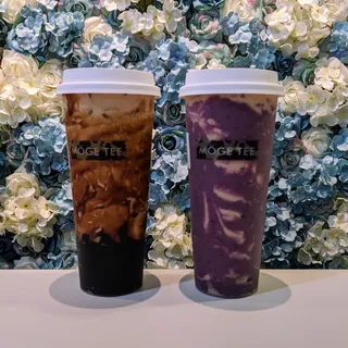 FRESH MASHED Purple Yam Bubble Milk or Milk Tea 紫薯珍珠脏脏奶/奶茶