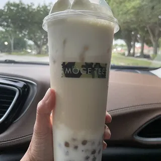 Fresh Taro Mochi Bubble Milk Tea 芋泥麻薯啵啵奶茶