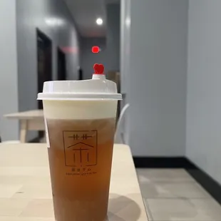 Cheese Foam DongDing Oolong Tea - taste over steeped and bitter