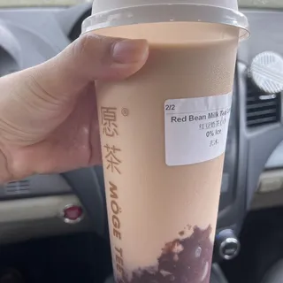 Red Bean Milk Tea
