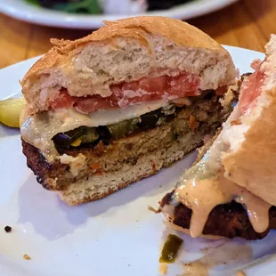 Veggie Burger, Cajun style