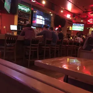 interior, sushi and sashimi