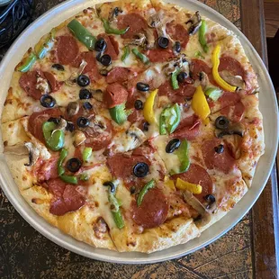 Gourmet pizza