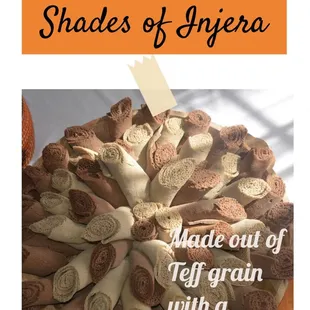 Injera (gluten free and regular)