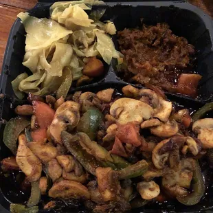 Mushroom Tibs Plate