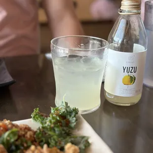Yuzu Sparkling (250ml) and Mogu Chicken IG: @ammysalamii