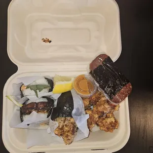 3 onigiri set combo