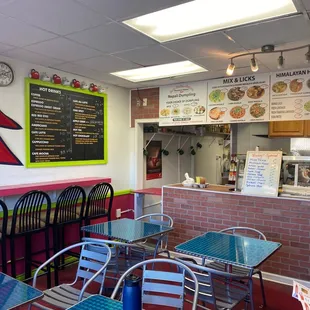 Inside of the restaurant