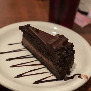 Triple chocolate cake