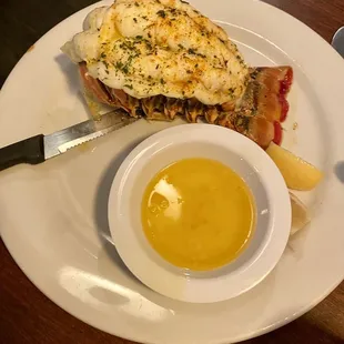 $53.02 a le carte lobster tail