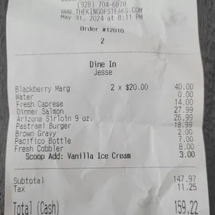 $5.00 up charge to use a cc, not cool