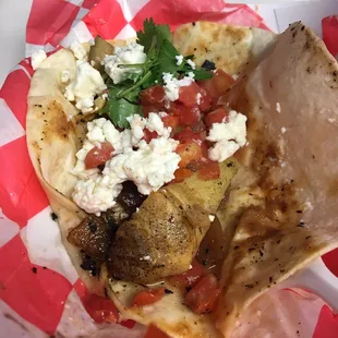 Artichoke taco. Delicious!