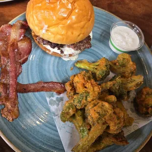 Bacon and Blue Burger