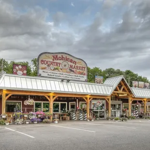 the front of the store