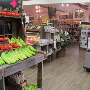 a variety of fruits and vegetables