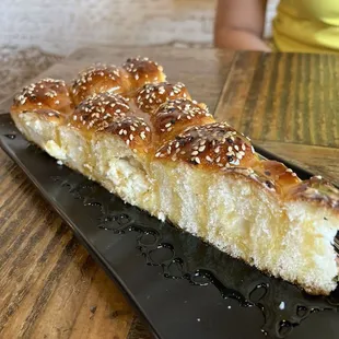 Yemeni bread (cheese butter and honey)