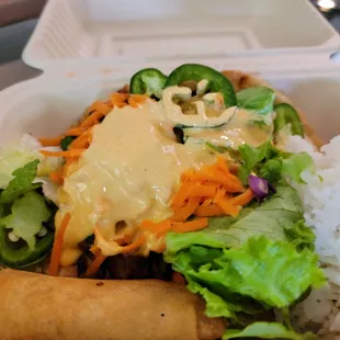 Not a great photo, but it's a taco with chicken