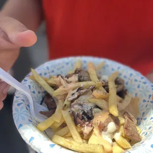 With spicy mayo and cilantro sauce