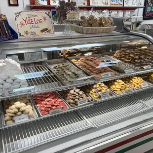 a variety of pastries