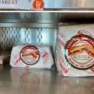 They sell Central Grocery muffuletta sandwiches here!