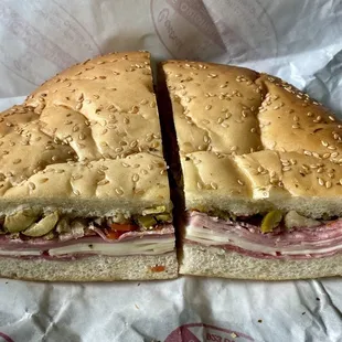 Central Grocery Muffuletta Sandwich (half size)