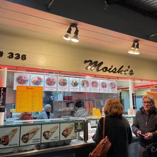 customers at the counter