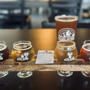 Tasting flight