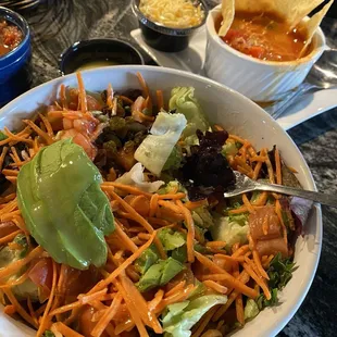 Tortilla Soup + Garden Salad