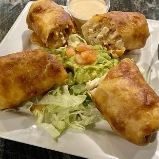 Southwest Chicken Egg Rolls