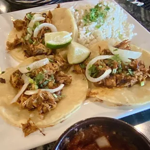 Tacos Mexicanos w/ BBQ Pork